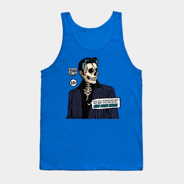 The King Ain't Dead Tank Top by designedbydeath